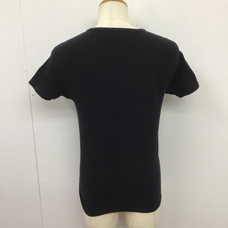 ハリウッドランチマーケット HOLLYWOOD RANCH MARKET カットソー 半袖 半袖カットソー プリントTシャツ クルーネックカットソー 無地 3 無地 黒 / ブラック /  メンズ USED 古着 中古 10122965