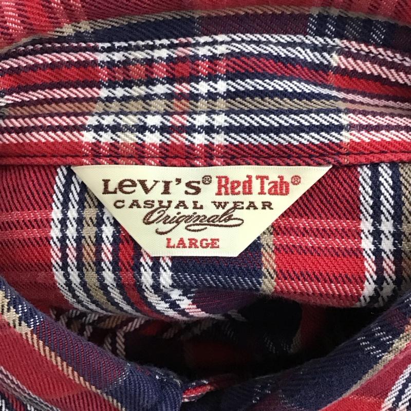 リーバイス Levi s シャツ、ブラウス 長袖 L チェック マルチカラー / マルチカラー /  メンズ USED 古着 中古 10123359