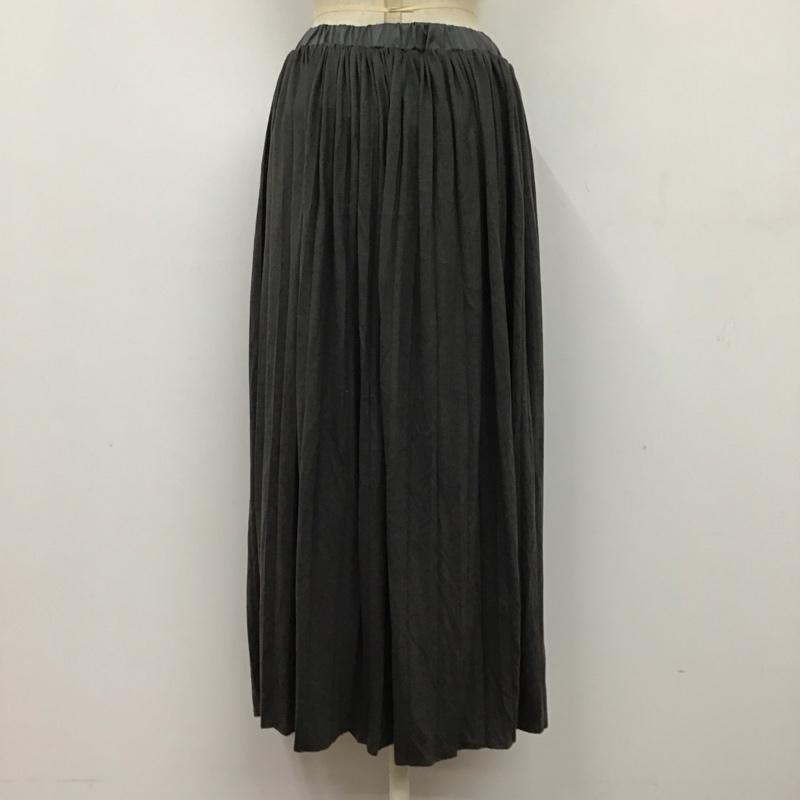 アメリカンホリック AMERICAN HOLIC スカート ロングスカート HA13L1L0300 カットプリーツスカート ロングスカート フレアスカート M 無地 黒 / ブラック /  レディース USED 古着 中古 10117499