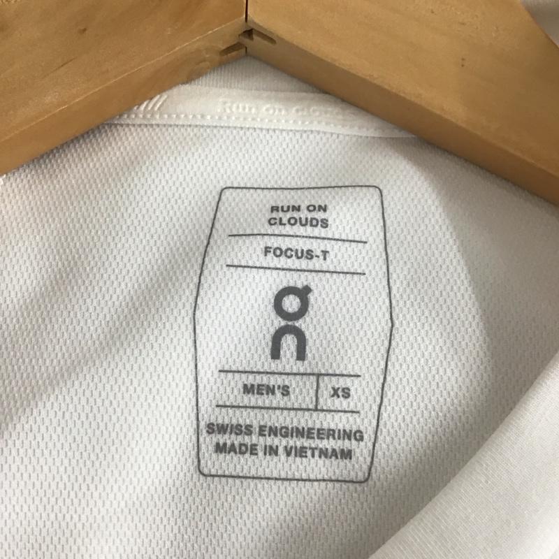 フォーカス FOCUS Tシャツ 半袖 半袖カットソー プリントTシャツ クルーネックカットソー XS 無地 白 / ホワイト /  メンズ USED 古着 中古 10128668