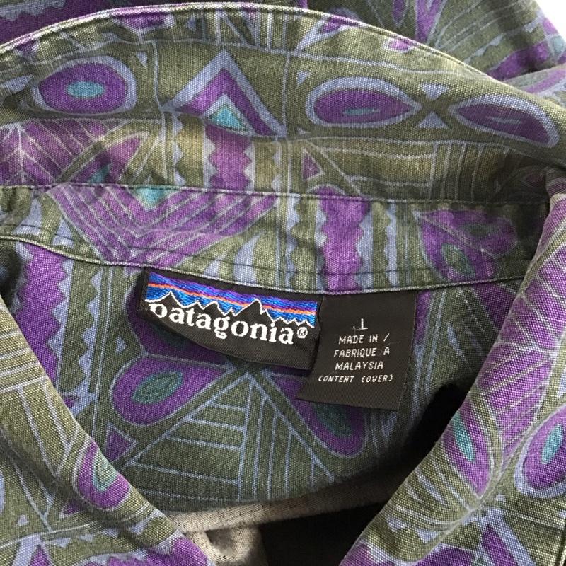パタゴニア patagonia シャツ、ブラウス 長袖 長袖シャツ 総柄シャツ カラーシャツ ポケットシャツ L 総柄 マルチカラー / マルチカラー /  メンズ USED 古着 中古 10126256