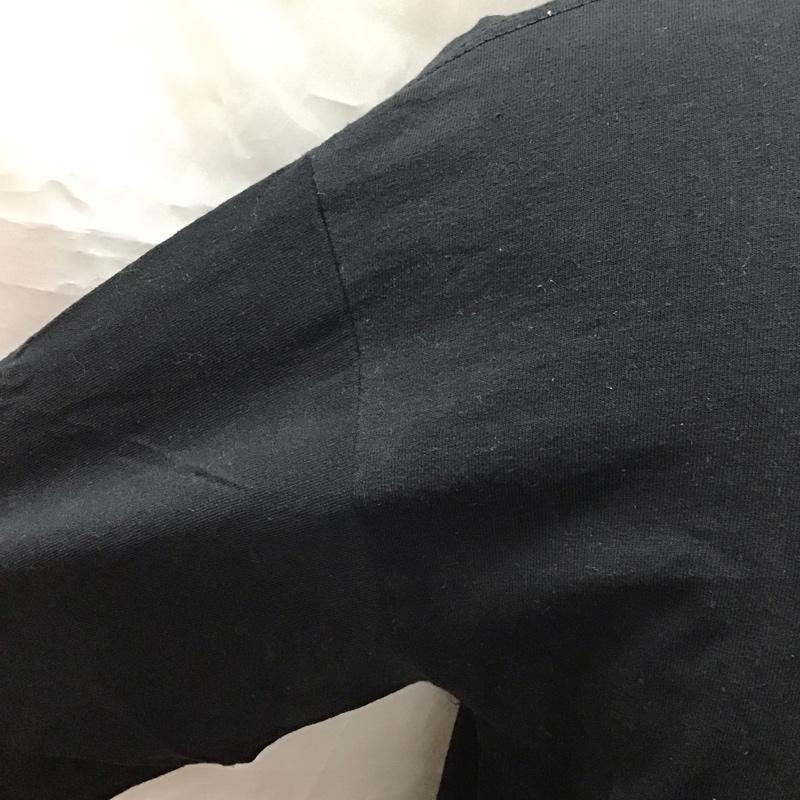 ラーキングクラス LURKING CLASS カットソー 長袖 長袖カットソー クルーネックカットソー ロングスリーブカットソー プリントTシャツ L ロゴ、文字 黒 / ブラック /  メンズ USED 古着 中古 10113198