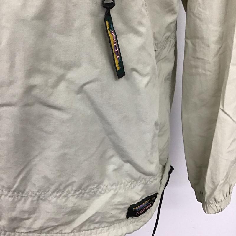 エルエルビーン L.L.Bean ジャケット、上着 ジャケット、ブレザー ジップアップジャケット ジャンパー ジャケット プルオーバーパーカー アウター 90S ロゴ、文字 ベージュ / ベージュ /  メンズ USED 古着 中古 10122753