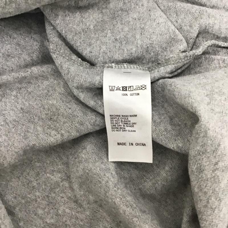 チャムス CHUMS Tシャツ 半袖 L ロゴ、文字 X プリント 灰 / グレー /  レディース USED 古着 中古 10137177