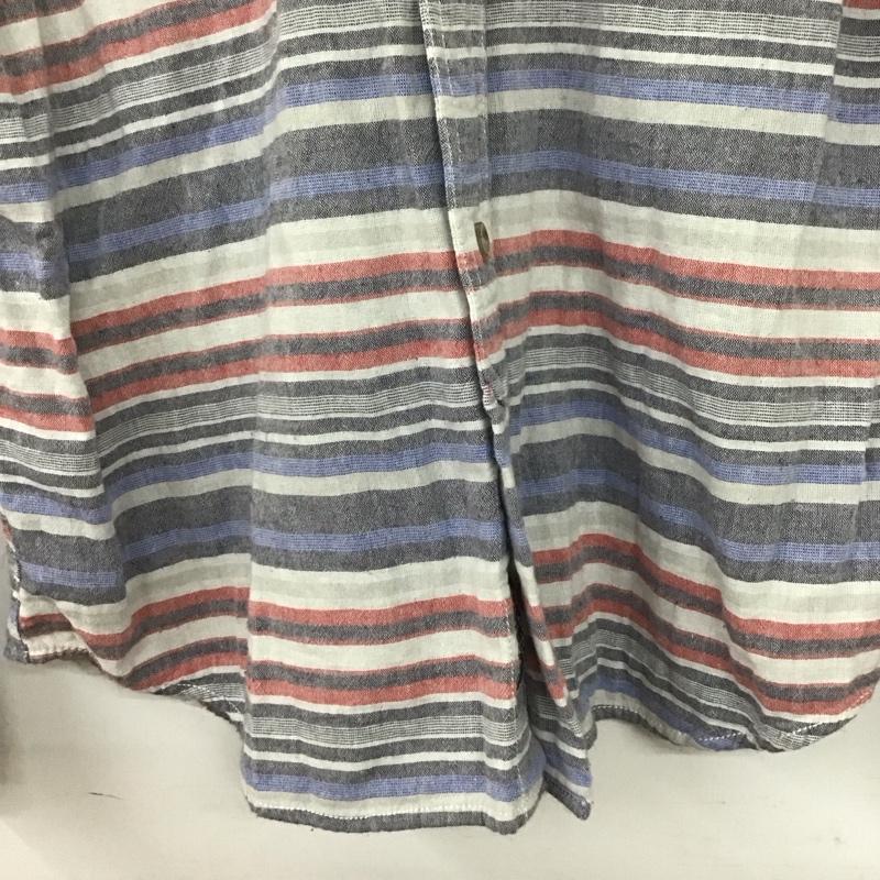 エディーバウアー Eddie Bauer シャツ、ブラウス 長袖 M ボーダー柄 マルチカラー / マルチカラー /  メンズ USED 古着 中古 10141190