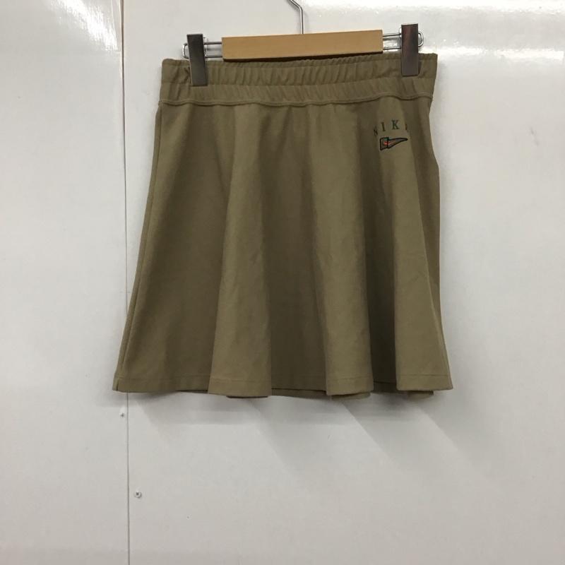 ナイキ NIKE スカート ミニスカート FD0898-247 NSW PIQUE NCPS スカート M 無地 ベージュ / ベージュ /  レディース USED 古着 中古 10131023