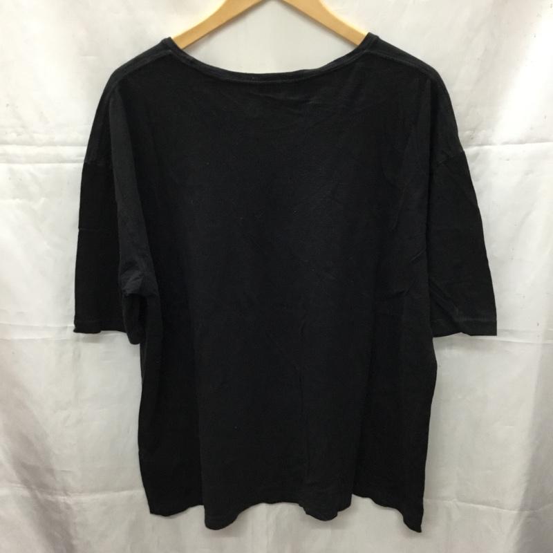ベースコントロール BASECONTROL Tシャツ 半袖 XL 無地 黒 / ブラック /  メンズ USED 古着 中古 10110590