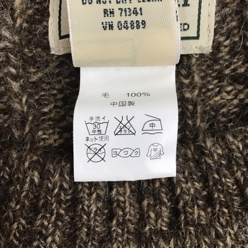 エルエルビーン L.L.Bean ニット、セーター 長袖 長袖ニットカットソー ニット セーター クルーネックニット S  茶 / ブラウン /  メンズ USED 古着 中古 10111464