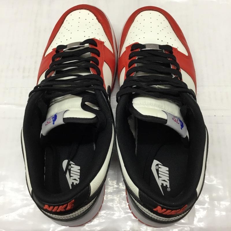 ナイキ NIKE スニーカー スニーカー DD3363-100 DUNK LOW RETRO EMB NBA 75th 29cm 29.0cm ロゴ、文字 白 / ホワイト / X 黒 / ブラック / X 赤 / レッド /  メンズ USED 古着 中古 10112497