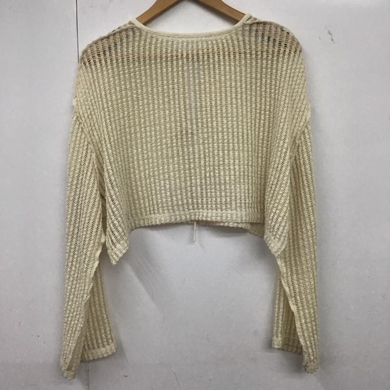 カスタネ Kastane カーディガン 長袖 KAZ1031306A0013 カットレースカーディガン 2WAY S 無地 アイボリー / アイボリー /  レディース USED 古着 中古 10138584