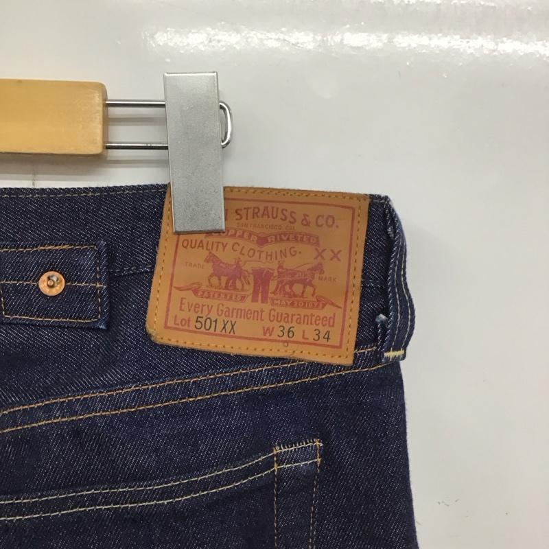 リーバイス・ビンテージ・クロージング LEVI S VINTAGE CLOTHING パンツ デニム、ジーンズ pc9-37501-0018 501XX デニムパンツ ワイドパンツ 36 無地 インディゴ / インディゴ /  メンズ USED 古着 中古 10133326