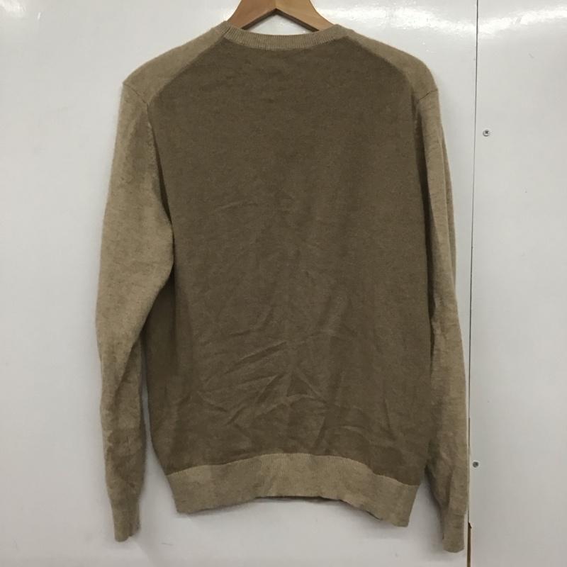 ユニクロ UNIQLO ニット、セーター 長袖 351-432325 JWANDERSON セーター M 無地 ベージュ / ベージュ /  メンズ USED 古着 中古 10142397