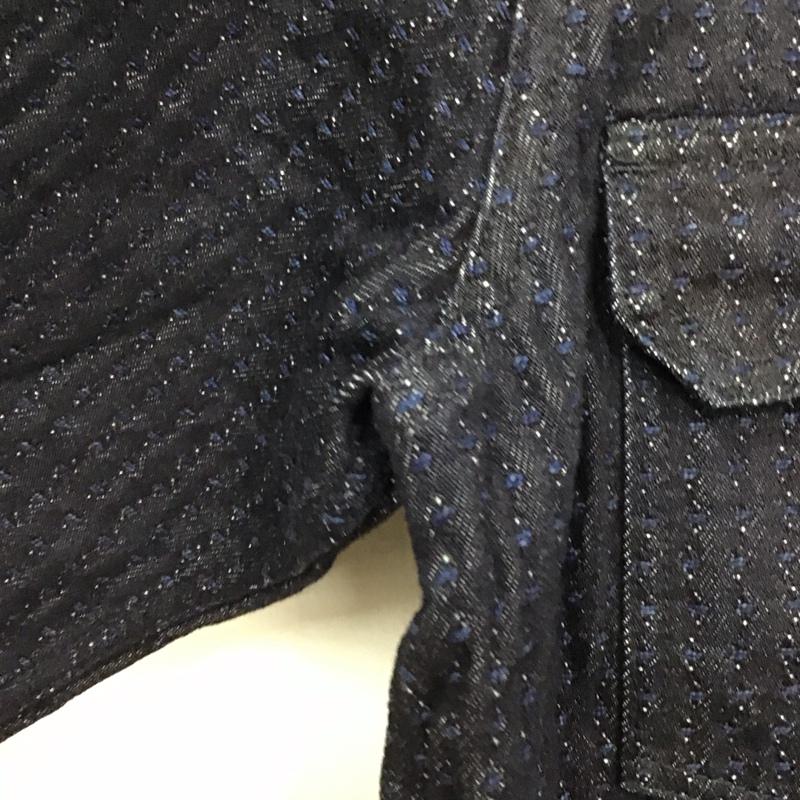 スタディオダルチザン STUDIOD ARTISAN&SA ジャケット、上着 ジャケット、ブレザー d4549 SASHIKODENIMジャケット 刺し子 2nd デニムジャケット 44 総柄 インディゴ / インディゴ /  メンズ USED 古着 中古 10129285