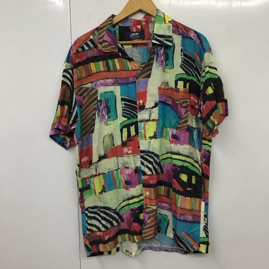 ジュンメン JUNMEN シャツ、ブラウス 半袖 半袖シャツ プリントシャツ ポケットシャツ 80s 90s プリント マルチカラー / マルチカラー /  メンズ USED 古着 中古 10131110