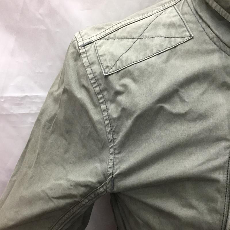 ジースターロゥ G-STAR RAW ジャケット、上着 ジャンパー、ブルゾン ジップアップジャケット ミリタリージャケット カジュアルジャケット S ロゴ、文字 カーキ / カーキ /  メンズ USED 古着 中古 10112298