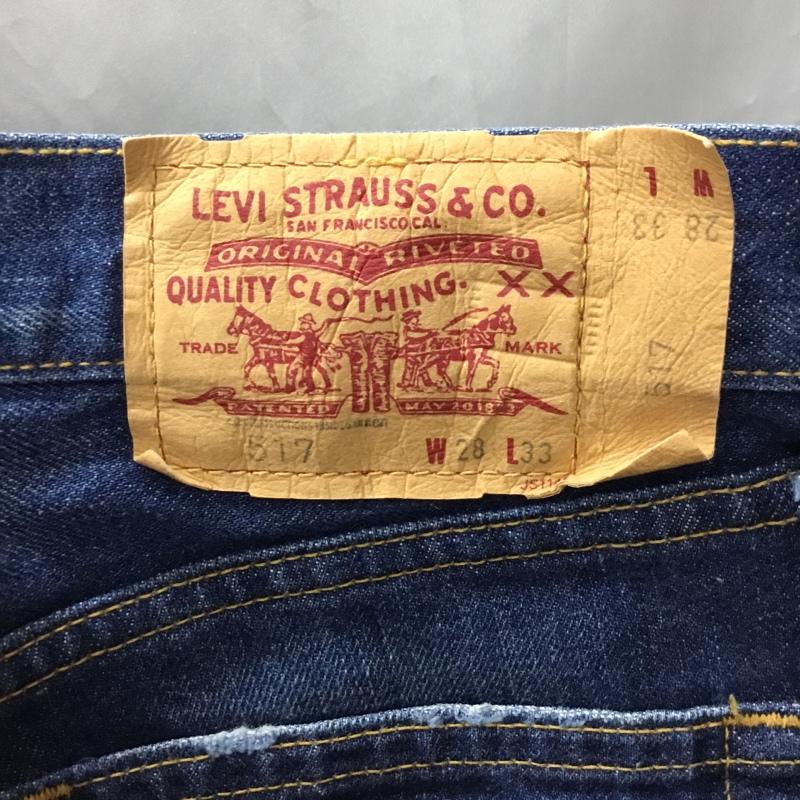 リーバイストラウスアンドコー Levi Strauss & co. パンツ デニム、ジーンズ デニムパンツ スリムパンツ ストレートパンツ 28インチ 無地 インディゴ / インディゴ /  メンズ USED 古着 中古 10116141