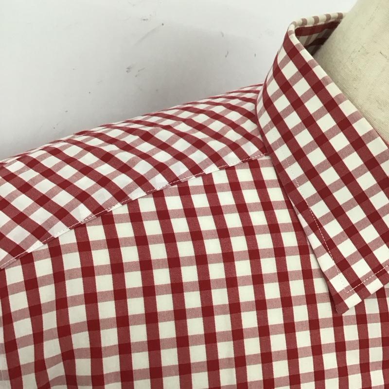 ブルックスブラザーズ BROOKS BROTHERS シャツ、ブラウス 長袖 長袖シャツ カラーシャツ ポケットシャツ 長袖カットソー チェックシャツ チェック 白 / ホワイト / X 赤 / レッド /  メンズ USED 古着 中古 10113008