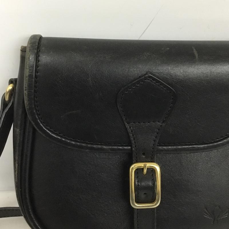 パトリックステファン PATRICK STEPHAN ショルダーバッグ ショルダーバッグ レザー ワンポイント 黒 / ブラック /  レディース USED 古着 中古 10143544