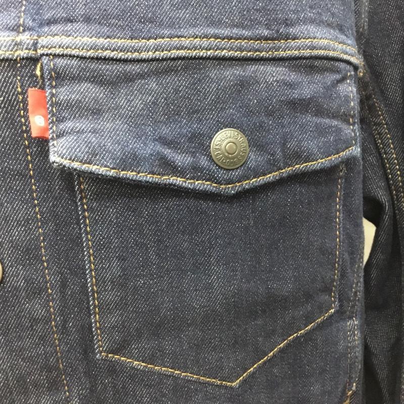 リーバイストラウスアンドコー Levi Strauss & co. ジャケット、上着 ジャケット、ブレザー デニムジャケット カラージャケット 長袖ジャケット ブルゾン Gジャン S 無地 インディゴ / インディゴ /  メンズ USED 古着 中古 10120133