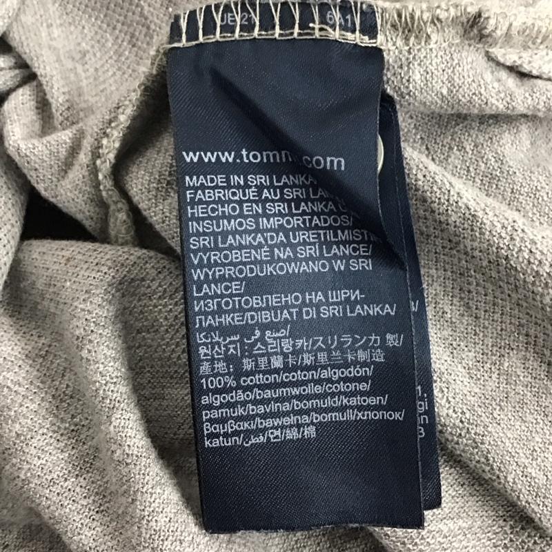 トミーヒルフィガー TOMMY HILFIGER ポロシャツ 半袖 半袖ポロシャツ カラーシャツ 半袖カットソー M 無地 灰 / グレー /  メンズ USED 古着 中古 10141668