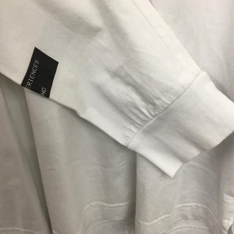 ディーゼル DIESEL カットソー 長袖 長袖カットソー プリントカットソー クルーネック M プリント 白 / ホワイト /  メンズ USED 古着 中古 10132374