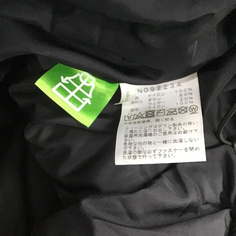 ザノースフェイス THE NORTH FACE ジャケット、上着 ジャンパー、ブルゾン ND92234 ダウンジャケット ジップアップジャケット アウター カジュアルジャケット L ロゴ、文字 黒 / ブラック /  メンズ USED 古着 中古 10105658