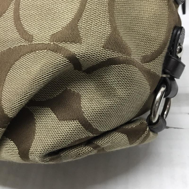 コーチ COACH ショルダーバッグ ショルダーバッグ F15068 シグネチャー 総柄 ベージュ / ベージュ / X 茶 / ブラウン /  レディース USED 古着 中古 10115582