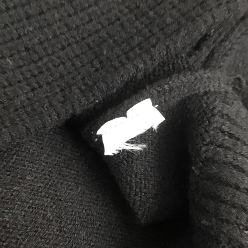 ザラ ZARA ニット、セーター 長袖 タートルネック ワイド M 無地 黒 / ブラック /  レディース USED 古着 中古 10139136