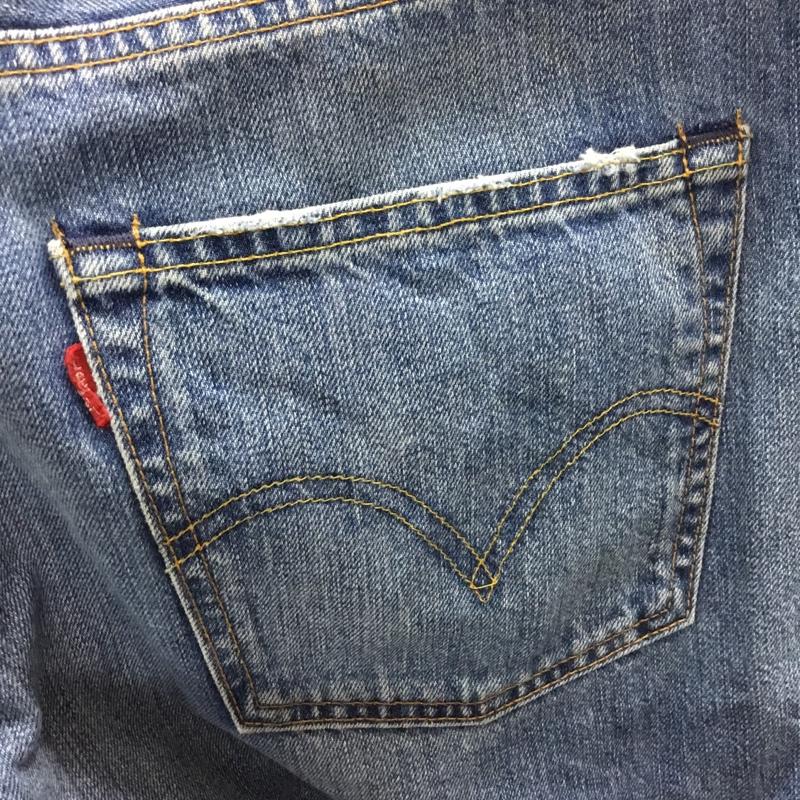 リーバイストラウスアンドコー Levi Strauss & co. パンツ デニム、ジーンズ ハーフパンツ ショートパンツ カジュアルパンツ デニムパンツ 32インチ 無地 インディゴ / インディゴ /  メンズ USED 古着 中古 10108764