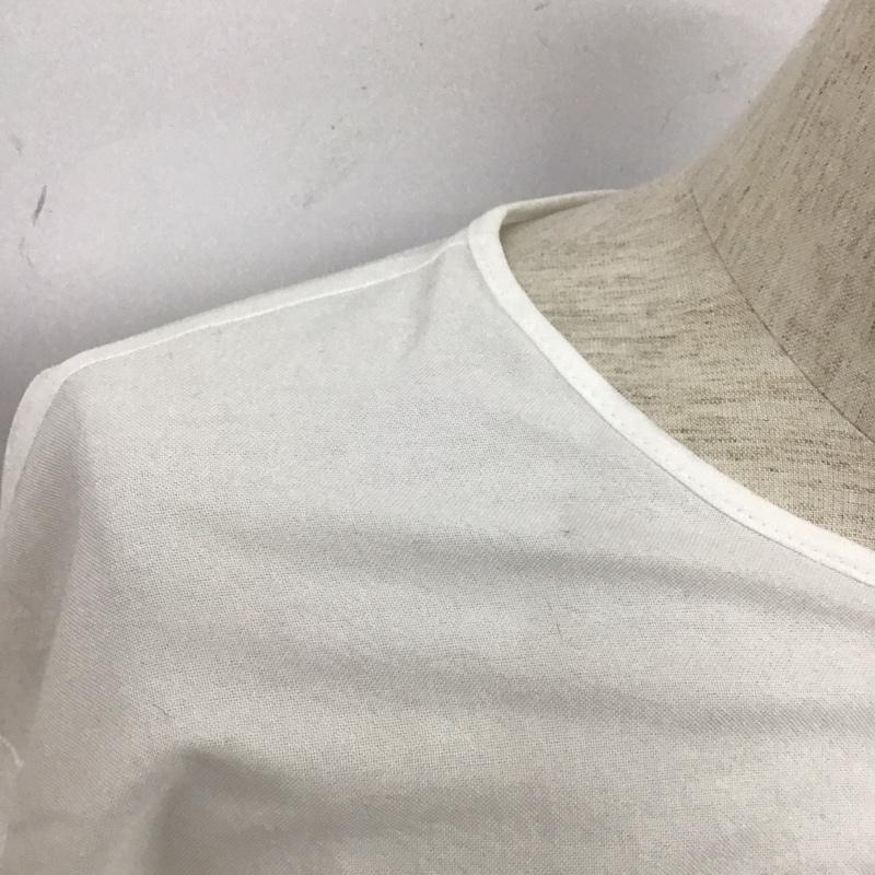 シーエムエフアウトドアガーメント CMF OUTDOOR GARMENT シャツ、ブラウス 長袖 CMF2302-S05C COLLERLESS SHIRTS ノーカラー L 無地 白 / ホワイト /  メンズ USED 古着 中古 10107054