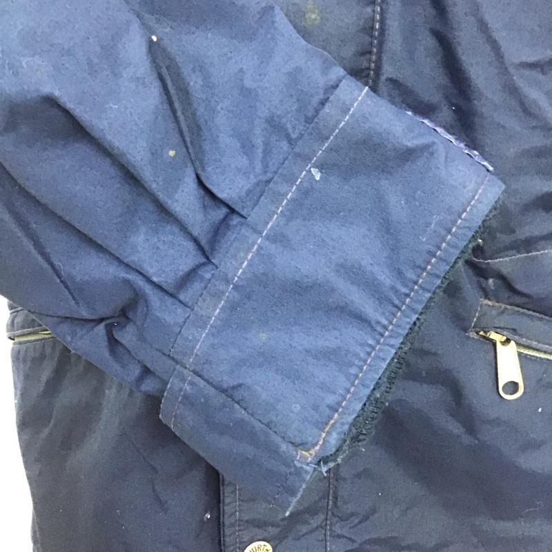 ザノースフェイス THE NORTH FACE ジャケット、上着 ジャンパー、ブルゾン ジップアップジャケット ジャンパー ナイロンジャケット カジュアルジャケット アウター 80s 茶タグ L ロゴ、文字 紺 / ネイビー /  メンズ USED 古着 中古 10106970