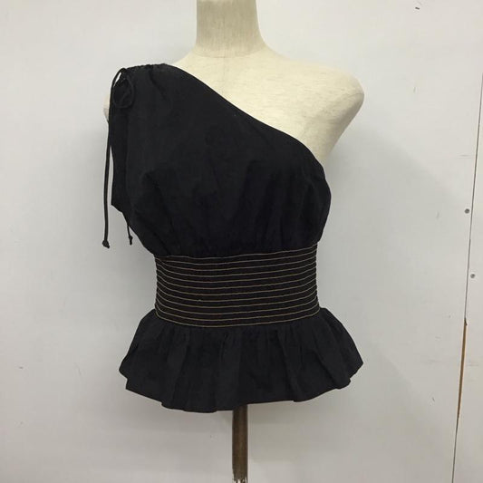 ザラ ZARA カットソー 半袖 M 無地 黒 / ブラック /  レディース USED 古着 中古 10150916