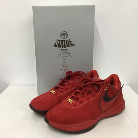ナイキ NIKE スニーカー スニーカー DV1190 600 LEBRON 20 EP 27.5cm 箱有 27.5cm ワンポイント 赤 / レッド / X 黒 / ブラック /  メンズ USED 古着 中古 10136361