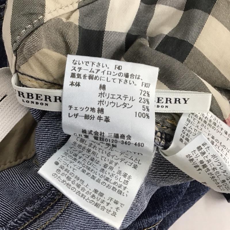 バーバリー BURBERRY パンツ デニム、ジーンズ 160cm 無地 インディゴ / インディゴ /  レディース USED 古着 中古 10129839