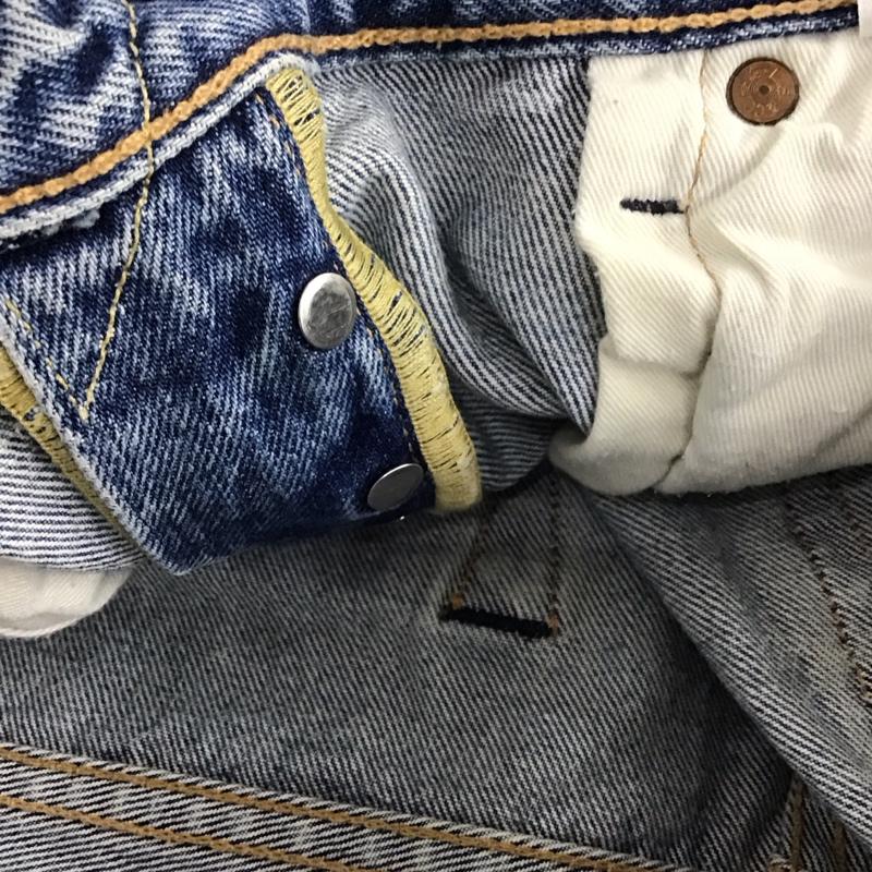 リーバイス Levi s パンツ デニム、ジーンズ 33インチ 無地 水色 / ライトブルー /  メンズ USED 古着 中古 10146824