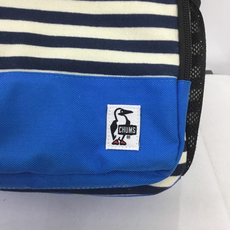 チャムス CHUMS リュックサック、デイパック リュックサック、デイバッグ スウェット ボーダー ワンポイント マルチカラー / マルチカラー /  メンズ USED 古着 中古 10138056