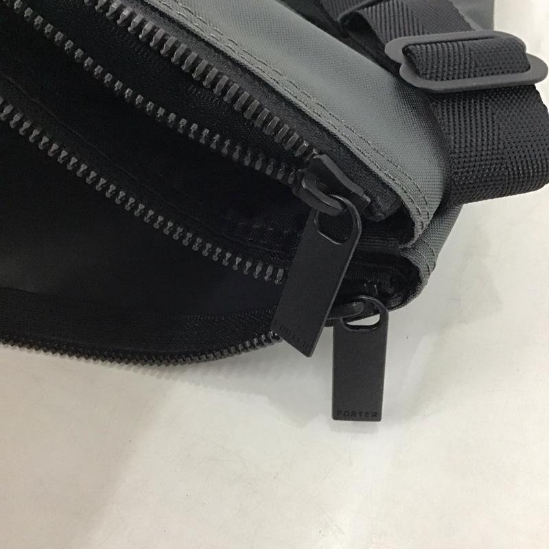 ポーター PORTER ショルダーバッグ ショルダーバッグ サコッシュ JOIN ロゴ、文字 灰 / グレー /  メンズ USED 古着 中古 10141066