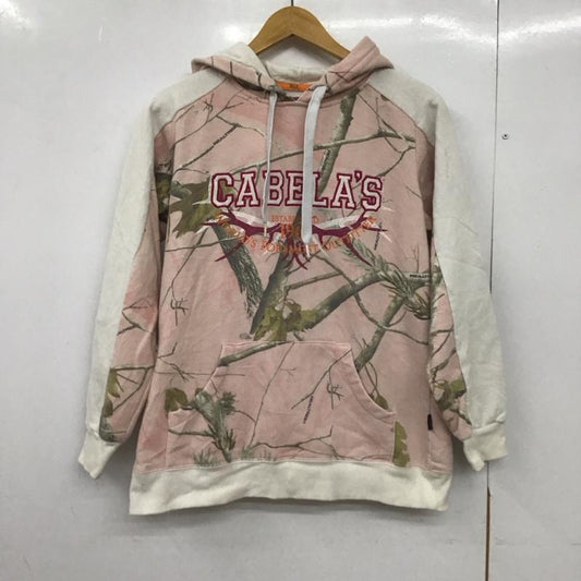 古着 USED パーカー 長袖 長袖パーカー プルオーバーパーカー スウェット cabelas M プリント マルチカラー / マルチカラー /  メンズ USED 古着 中古 10149309