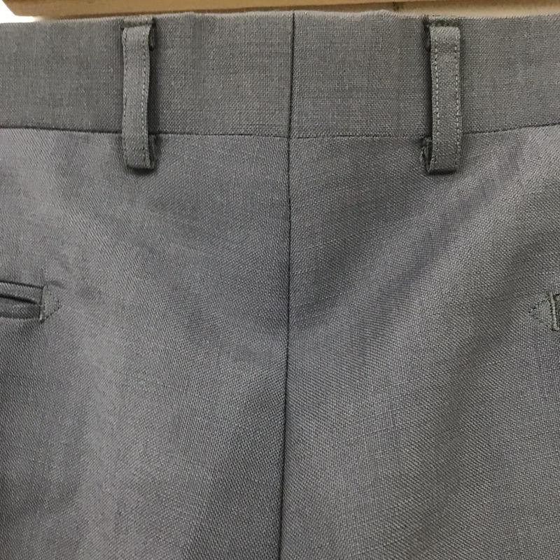 ランバン LANVIN パンツ スラックス スラックス ワイドパンツ カジュアルパンツ ストレートパンツ センタータックパンツ 無地 灰 / グレー /  メンズ USED 古着 中古 10111739