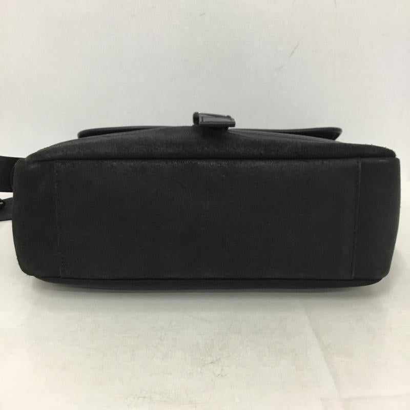 コーチ COACH ショルダーバッグ ショルダーバッグ パンチングレザー ロゴ、文字 黒 / ブラック /  メンズ USED 古着 中古 10144886