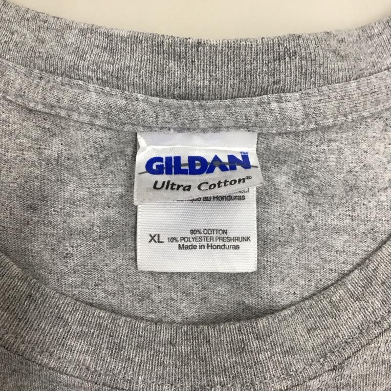 ギルダン GILDAN Tシャツ 半袖 半袖カットソー プリントTシャツ クルーネックカットソー バンドT 00s beatles XL プリント 灰 / グレー /  メンズ USED 古着 中古 10118414