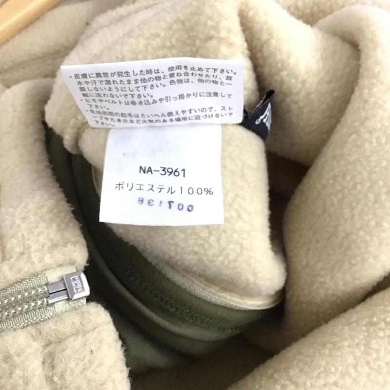ザノースフェイス THE NORTH FACE ジャケット、上着 ジャケット、ブレザー na-3961 フリースジャケット ジップアップジャケット アウター LL ロゴ、文字 ベージュ / ベージュ /  メンズ USED 古着 中古 10144273