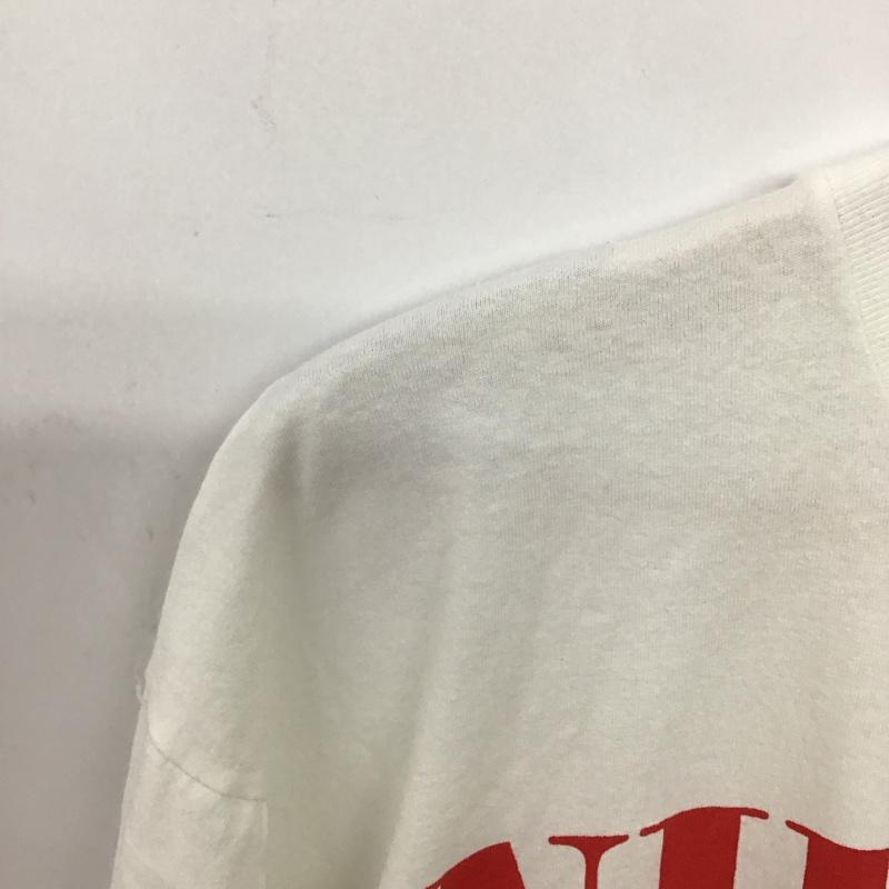 ヘインズ HANES Tシャツ 半袖 半袖カットソー プリントTシャツ クルーネックカットソー バンドTシャツ XL プリント 白 / ホワイト /  メンズ USED 古着 中古 10150407