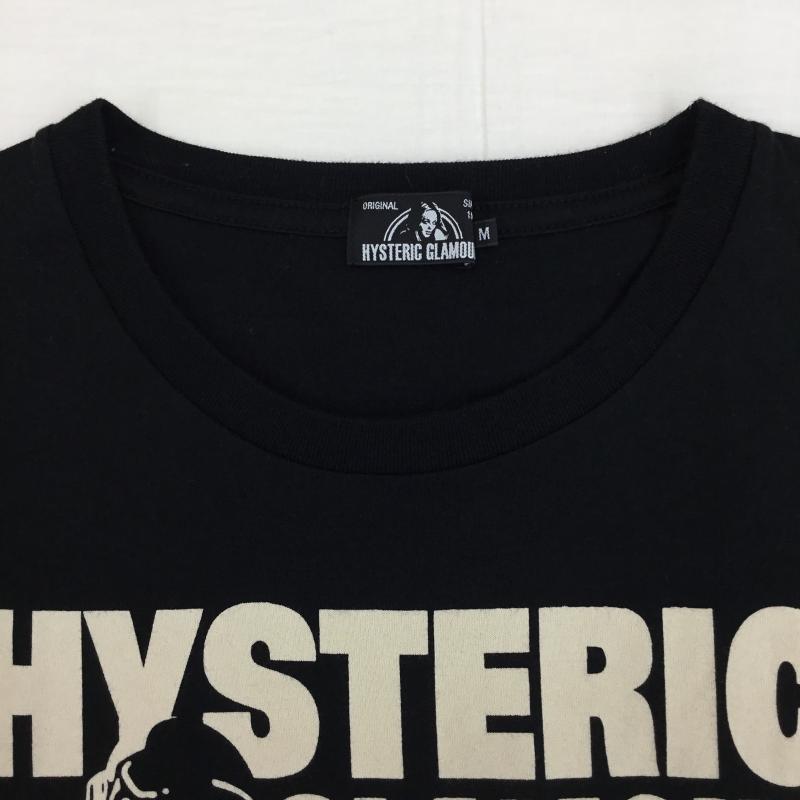 ヒステリックグラマー HYSTERIC GLAMOUR カットソー 半袖 0251CT33 M プリント 黒 / ブラック /  メンズ USED 古着 中古 10144398