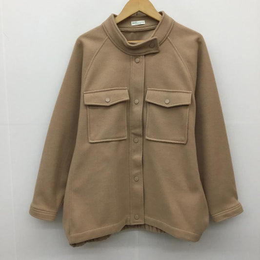 アースミュージックアンドエコロジー earth music&ecology ジャケット、上着 ジャンパー、ブルゾン 1B04L1Y0100 FREE 無地 ベージュ / ベージュ /  レディース USED 古着 中古 10142858