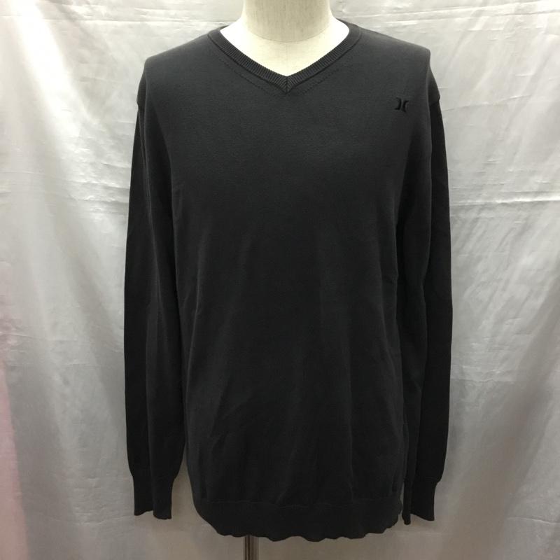 ロンハーマン Ron Herman ニット、セーター 長袖 Hurley L 無地 チャコールグレー / チャコールグレー /  メンズ USED 古着 中古 10121817