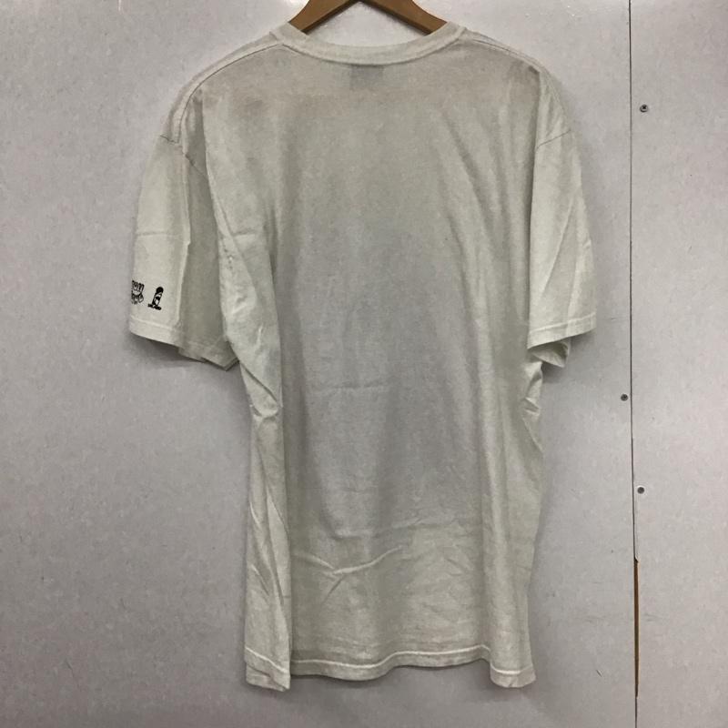 ステューシー STUSSY Tシャツ 半袖 半袖カットソー プリントTシャツ クルーネックカットソー bobmarley L プリント 白 / ホワイト /  メンズ USED 古着 中古 10133106