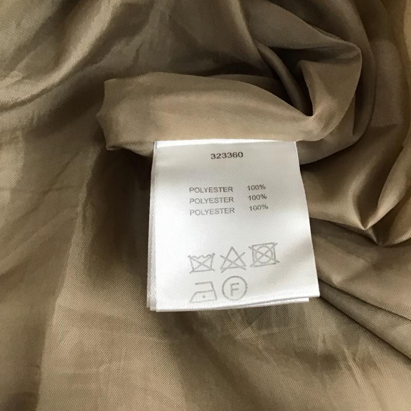 ダブルクローゼット w closet ワンピース ロングスカート 323360 脇プリーツ ジャンスカ 無地 ベージュ / ベージュ /  レディース USED 古着 中古 10117732