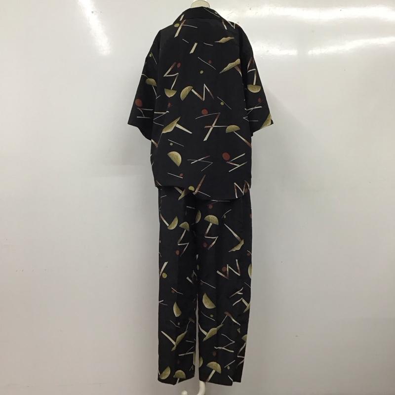 スローバイスライ THROW by SLY セットアップ セットアップ SUN SET SH SUN SET PT 総柄 黒 / ブラック /  レディース USED 古着 中古 10119964