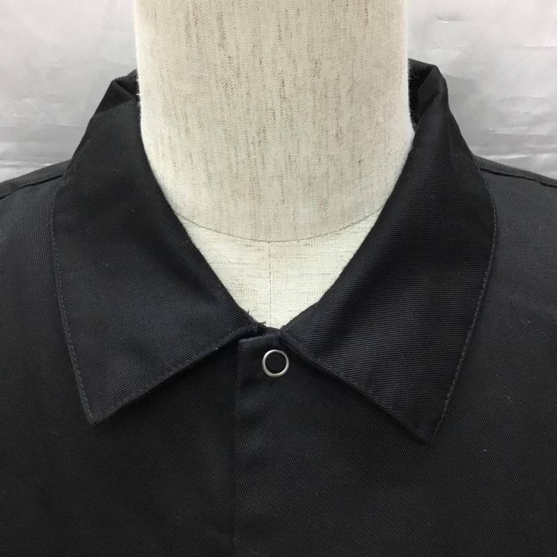 チャンピオン Champion ジャケット、上着 ジャケット、ブレザー c8-s405 ジャケット 前ボタン シャツジャケット XL 無地 黒 / ブラック /  メンズ USED 古着 中古 10114623